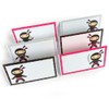 Pink Ninja Place Tent Cards by Adore By Nat -