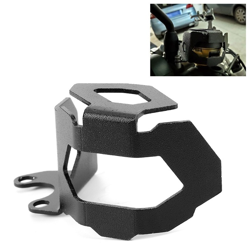 Front Brake Fluid Reservoir Guard CNC Oil Cup Protect Cover