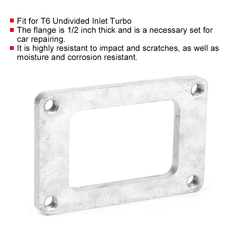 Stainless Steel Weld Flange Adapter Fit for T6 Undivided Inlet