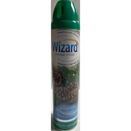 Wizard The Magic of Fresh | Odor Neutralizer & Air Freshener - 10 Oz. Winter pine forest (Pack of 4) (Packaging May Vary)