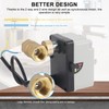 Nimomo DC 12V-24V 2-Way Motorized Ball Valve, DN15 1/2" Brass,