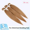 TESS 50 cm Pre Stretched Braiding Hair, Honey Blonde, Jumbo