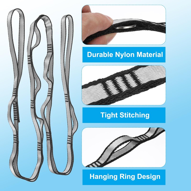 PATIKIL 71 Inch Daisy Chain Straps, 4 Pack Strong Climbing