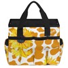 Yellow Cow Print Garden Tool Bag Heavy Duty Waterproof Oxford
