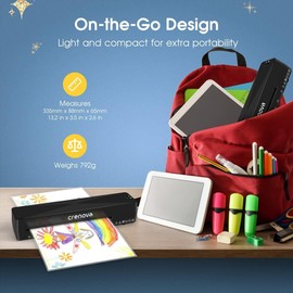 Crenova Laminator Machine A4 9 Inch 4 in 1 Thermal Laminator NO Laminating Pouches