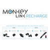 MonkeyLink Light 70 LUX SET RECHARGE Lighting Set for Bicycle