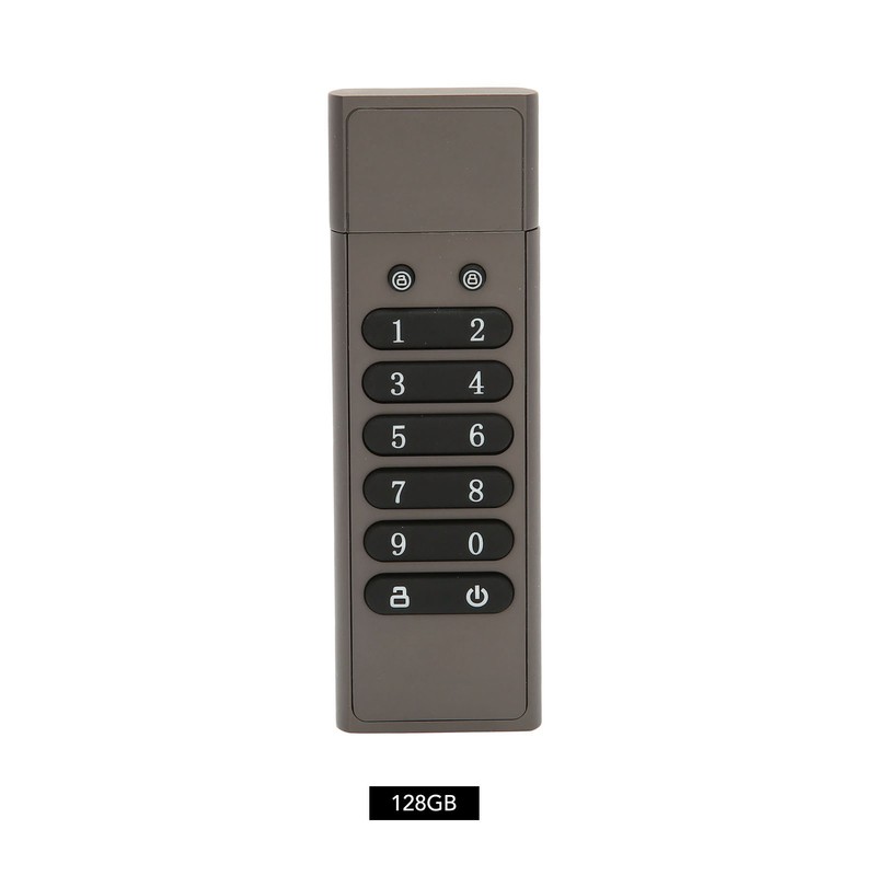 Encrypted USB Drive Secure Encrypted Button USB3.1 100MByet/s High Speed