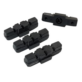 Brake Pads | Brake Shoes | Bicycle Brake Pads | Brake Shoes | Red Loon 2 Pairs (4 Pieces) | Compatible with Magura HS Brakes | for Magura Hydraulic Brake Caliper Brake Like HS11 HS12 HS22 HS24 HS33