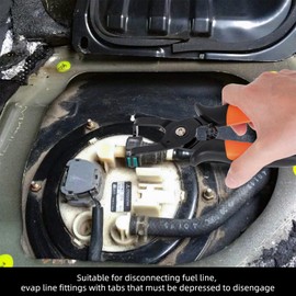PLATATO EVAP and Fuel Line Disconnect Tool Electrical Disconnect Pliers 85 Degree Universal Automotive Electrical Connector Pliers