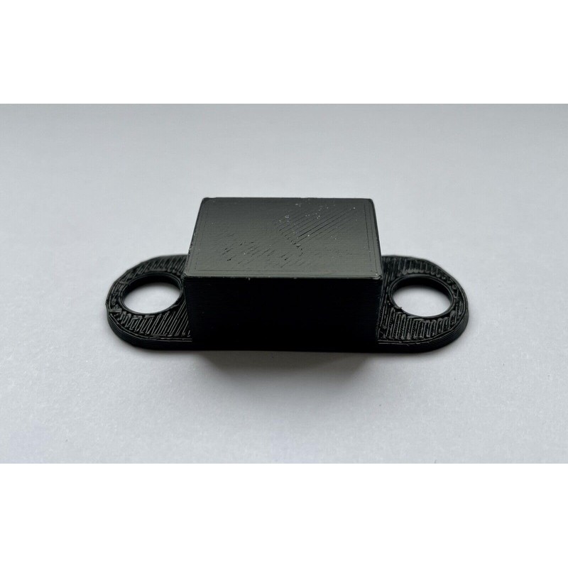 10x Pack Door Frame Strike Plate Dust Boxes – Black