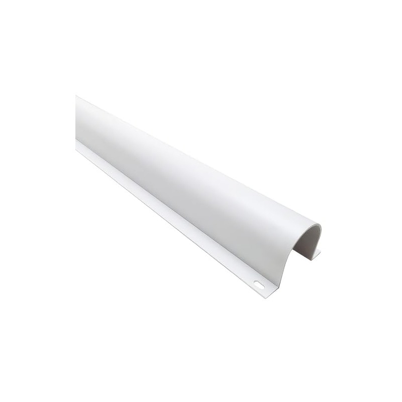 Electriduct 1/2" Plastic Flanged Wire Guard Cable Raceway Includes Joint