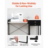 Adjustable Steel Leg Sewing Machine Table Foldable Side Shelf Multipurpose