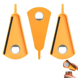 Asheyya 3PCS Multi Function Bottle Opener, Lid Opener for Jars and Bottles