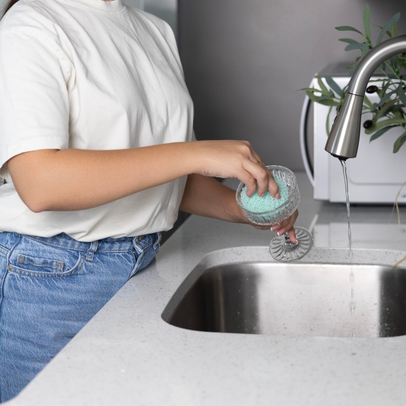 Fox Run Mesh Dish Scrubber Set, Set of 3 Multicolor