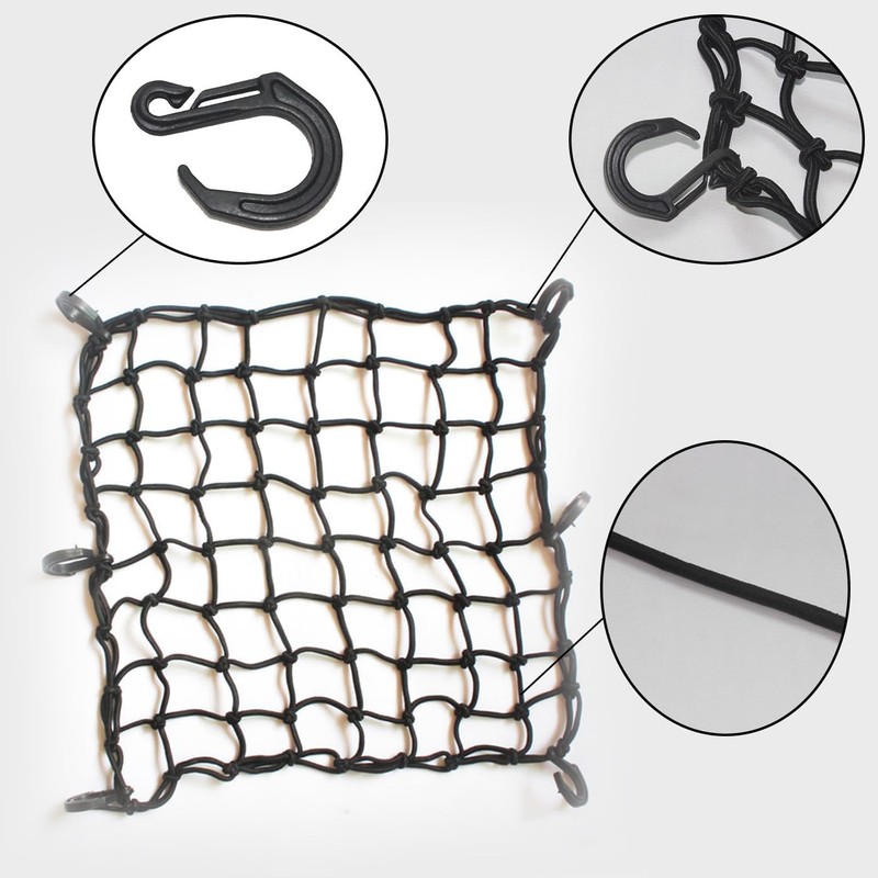 HUIKKJP Touring Net, Bike Net, Bike Accessories, 15.7 x 15.7