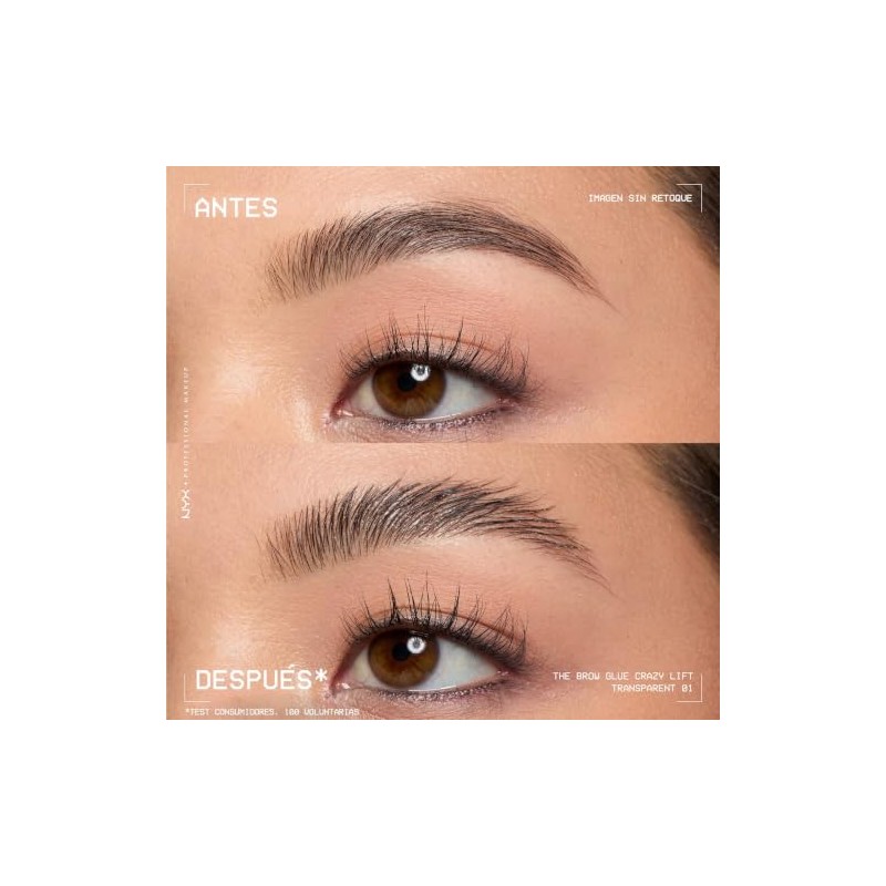NYX Professional Makeup The Brow Glue Crazy Lift, Gel de