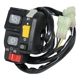 JDLLONG TRX 450 Left Handlebar Start Switch for Honda Foreman 450 TRX 450 Electric Headlight Kill Switch 1998-2004