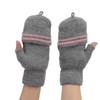 1Pair USB Heated Winter Gloves Mitten Knitting Hand Warmer Gloves
