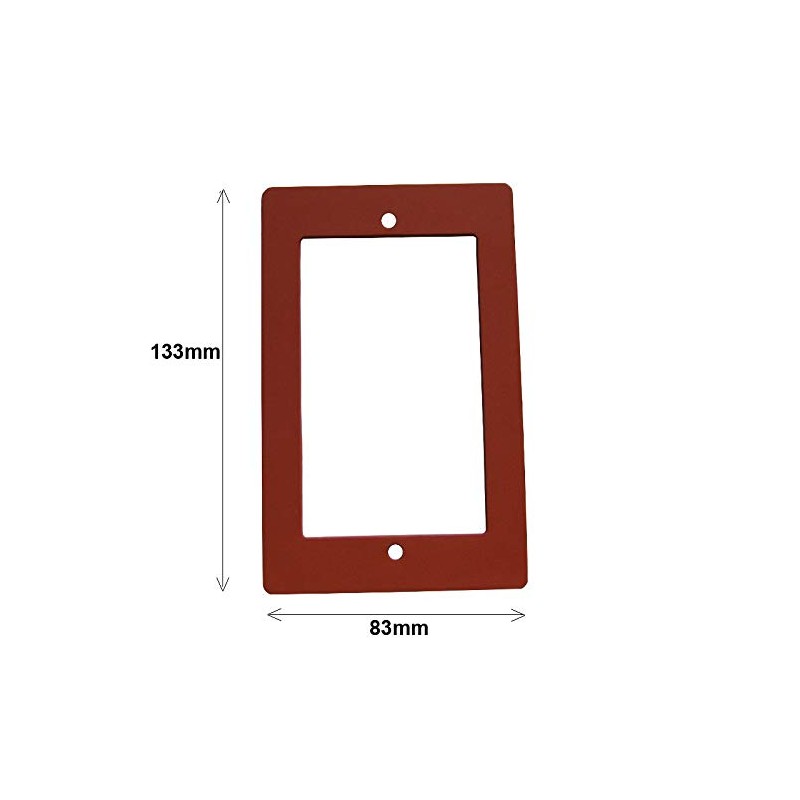 Easyricambi Pellet Stove Inspection Door Seal 133mm x 83mm Thickness