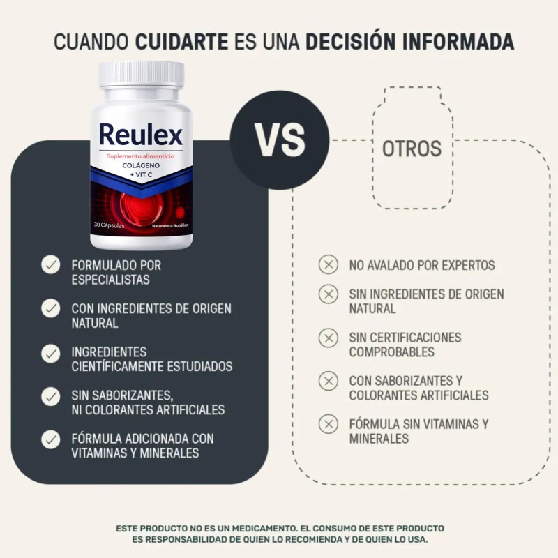 Reulex Frascos Colageno Msm Vitaminas Mas