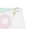 U Brands Gold Paper Clips, Office Supplies, Clear Vinyl Coated,