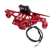 Motorcycle License Plate Mount Adjustable License Plate Holder with Taillight