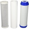 CFS – 3 Pack Replacement Water Filter Set CTO+GAC+Sediment – Remove Bad Taste & Odor – Whole House Replacement Water Filter Cartridge, 5 Micron