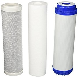 CFS – 3 Pack Replacement Water Filter Set CTO+GAC+Sediment – Remove Bad Taste & Odor – Whole House Replacement Water Filter Cartridge, 5 Micron