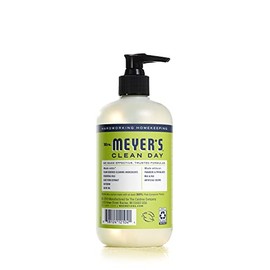 MRS. MEYER'S CLEAN DAY MRS. MEYER'S CLEAN DAY Liquid Hand Soap, Cruelty-Free, and Biodegradable Hand Wash Made with Essential Oils, Lemon Verbena Scent, 12.5 Oz (Pack of 3)