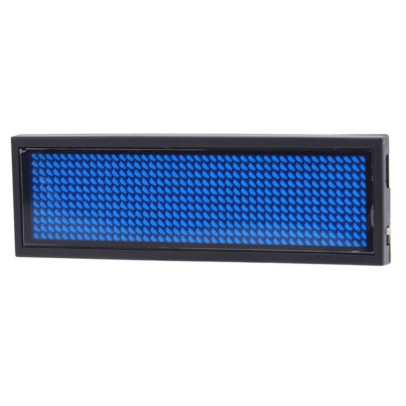 LED Name Badge, Mini LED Digital Programmable Scrolling Name Message