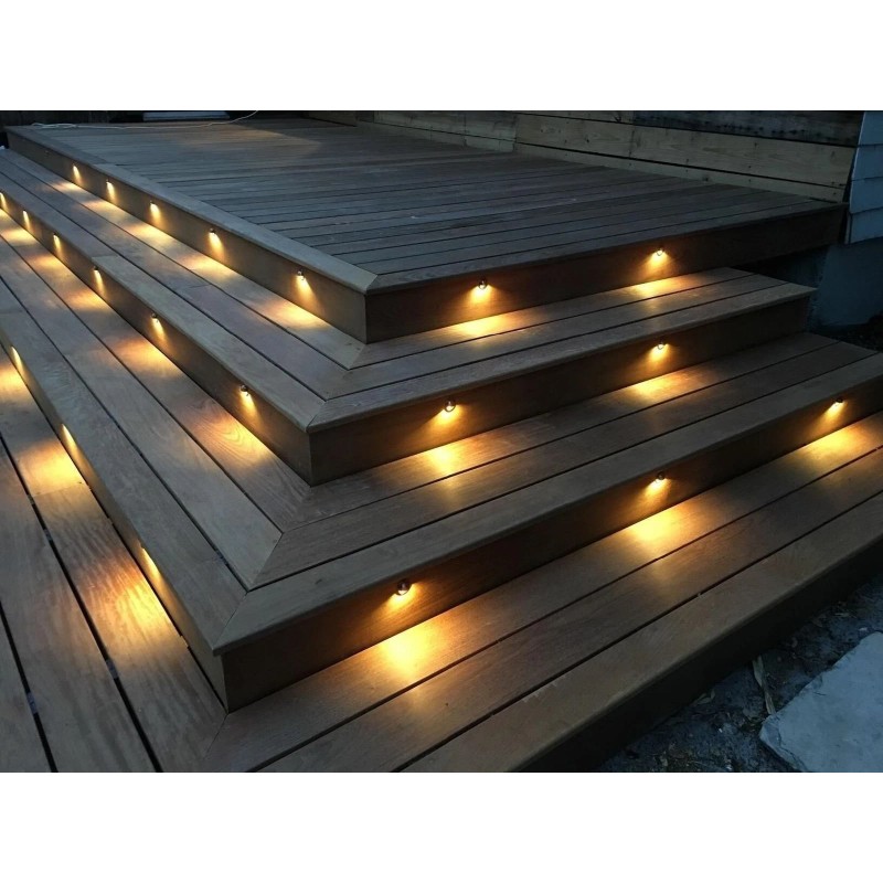 FVTLED Pack of 10 Low Voltage LED Deck Light Kit
