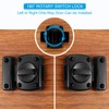 PATIKIL Rotary Bolt Latch, 180 Degree Switch Safety Door Lock
