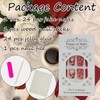 24Pcs Valentines Day Press on Nails Short Square Fake Nails