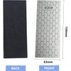 Diamond Sharpening Stone Set,12 Pcs Diamond Lapping Plate Coarse/Medium/Fine Grit