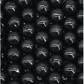 Candy Retailer Gumballs - Great For Parties or Gumball Machines - 2lb Bag (Large 1", Black)