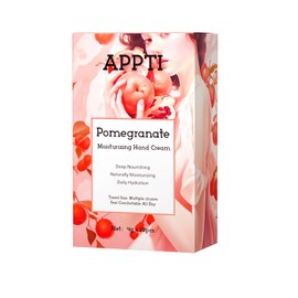 APPTI Moisturizing Hand Cream, Hydrating Nourishing Hand Lotion, Travel Size Hand Cream, Variety Fragrance (Pomegranate)
