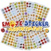 ArtCreativity Assorted Emoji Stickers for Kids, 12 Pack with 72