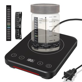 Sourdough Starter Warmer, Precise 1°F Thermostat Control (70-100°F) & Smart Memory, Electric Sourdough Warming Mat for Kitchen, 0-12 Hours Timer, Sourdough Warmer - with US Plug