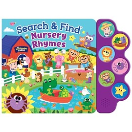 Search & Sing Nursery Rhymes - Interactive Sound Book for Toddlers | 6 Songs & Hidden Picture Fun | Engaging Musical Board Book for Early Learning