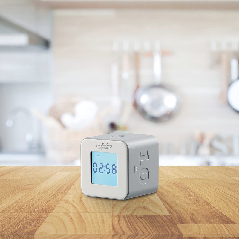 infactory Tea clock: Set of 2 digital timer cubes with