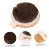 Healeved Wooden Bath Scrubber Brush for Back Exfoliation and Firm