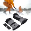 One Pair Electric Heated Gloves Smart Waterproof Unisex One Size