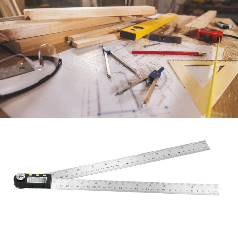 Digital Angle Finder Ruler 2 in 1 Goniometer Protractor Tool
