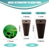 Haligo 100pcs Square Pods for Hydroponics Growing System, 50pcs Square