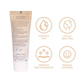 purlisse Perfect Glow BB Cream SPF 30: Clean & Cruelty-Free, Medium Flawless Coverage, Hydrates with Jasmine (MEDIUM GOLDEN)