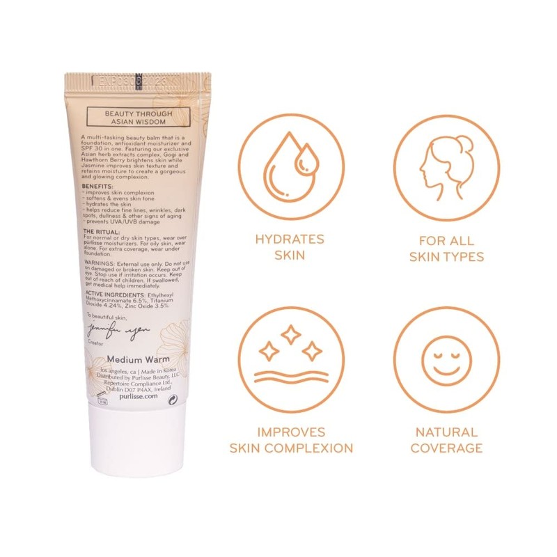 purlisse Perfect Glow BB Cream SPF 30: Clean & Cruelty-Free,