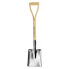 HARFINGTON Digging Shovel 32.3 x 6.9 Stainless Steel Round Spade