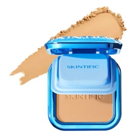 Skintific Base En Polvo Ultra Cover Mate Alta Cobertura Matifica y Controla Brillo por 16 h, Minimiza la apariencia de poros, Iguala el tono (04 Beige)