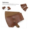 Operitacx Pack of 2 Axe Protection Log Camp Small Case