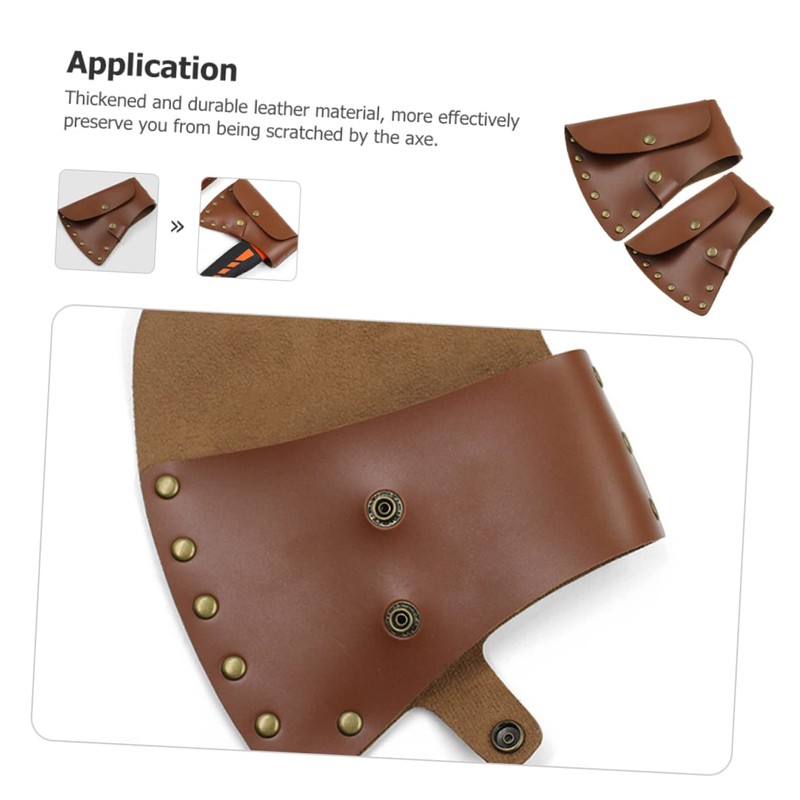 Operitacx Pack of 2 Axe Protection Log Camp Small Case